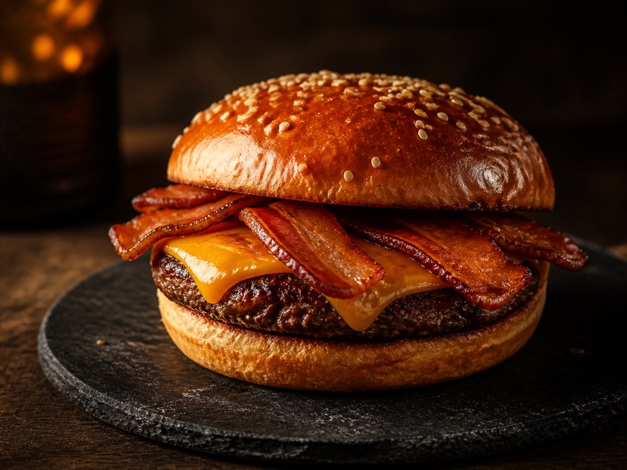 ベーコンチーズバーガー
